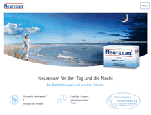 Tablet Screenshot of neurexan.de